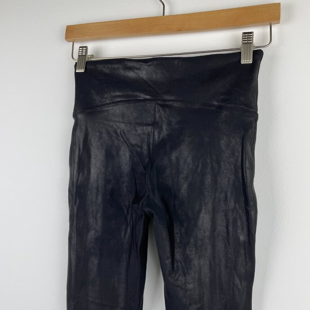 Spanx Faux Leather Leggings (Style No. 2437) - Size Small Petite - Picture 9 of 12